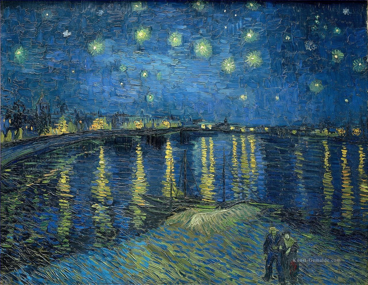 Sternennacht 2 Vincent van Gogh Ölgemälde